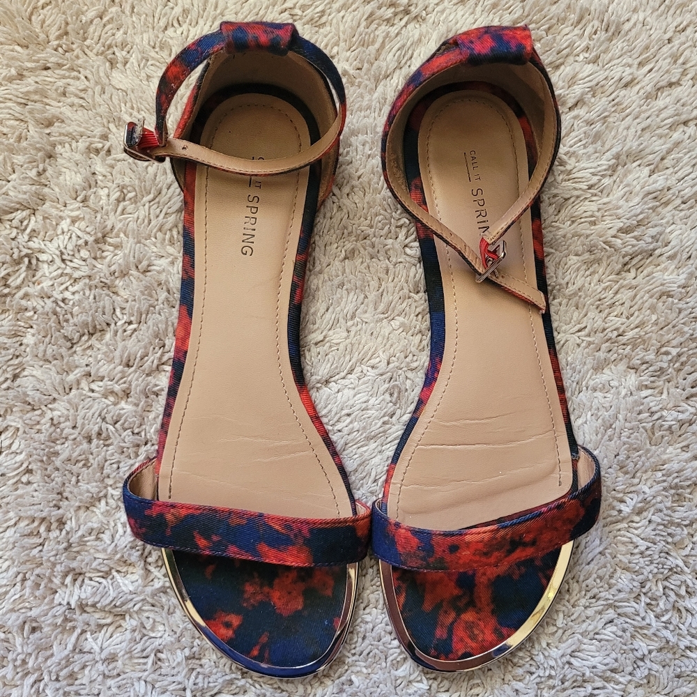 Spring One Strap Sandal Sz 9